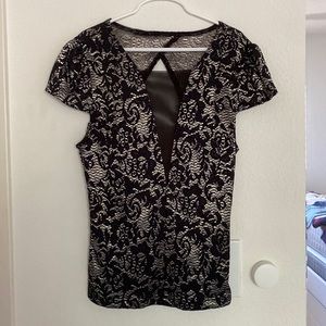 Pins & Needles Black Top